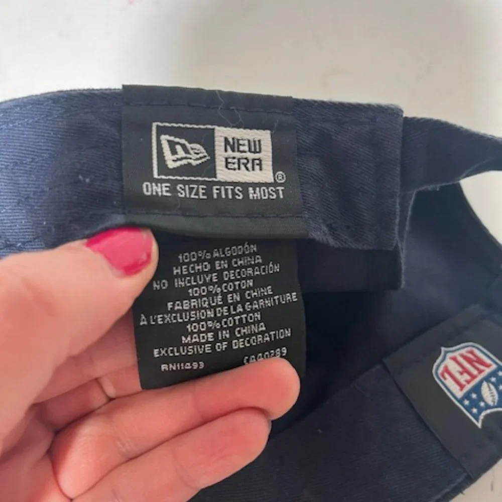 Houston Texans New Era Navy Blue‎ Embroidered Campus Cap Hat One Size